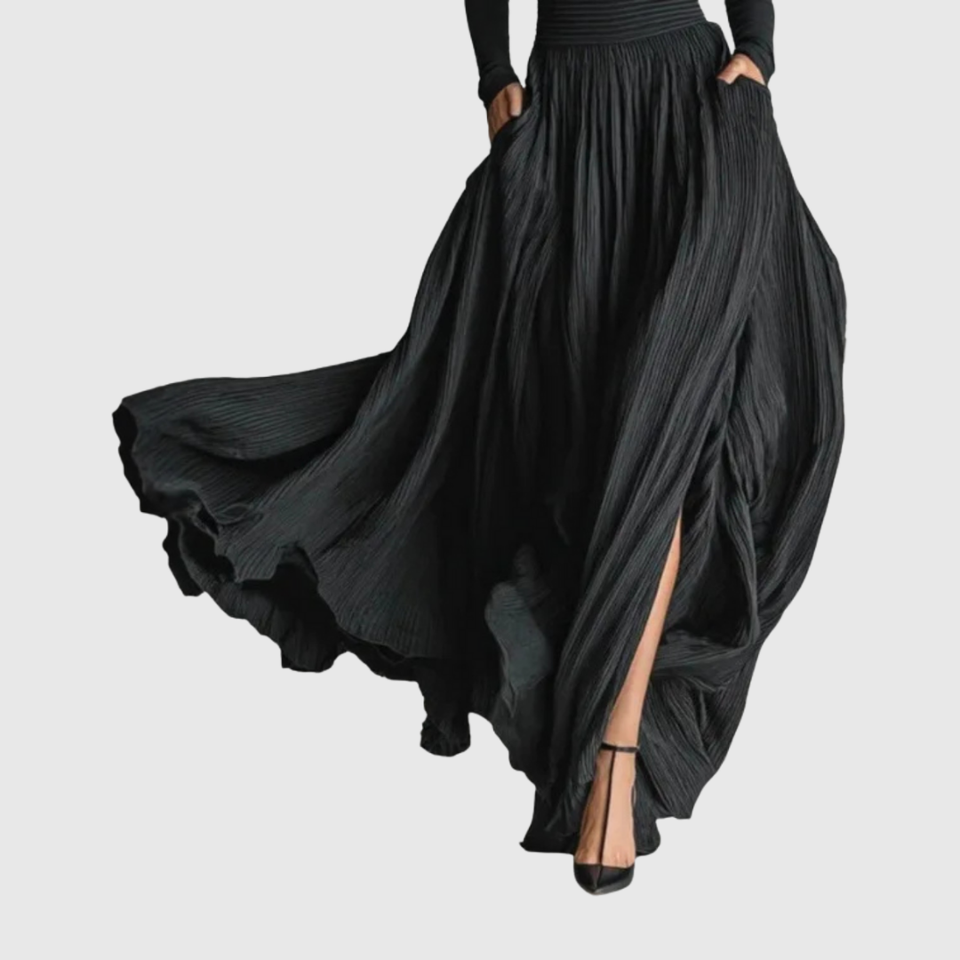 Cery | High Waist Maxi Skirt Plus Shirt