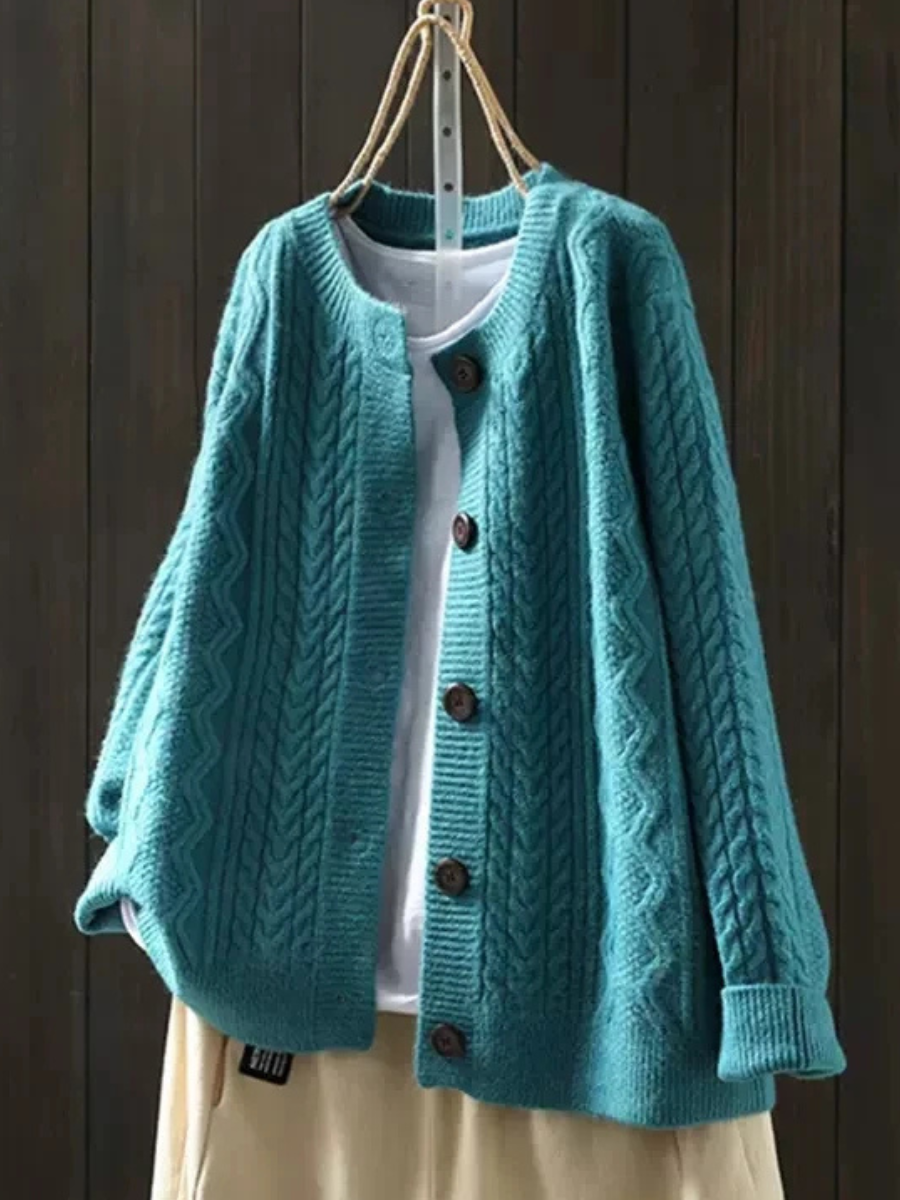 Luoren™ - Cable Knit Cardigan
