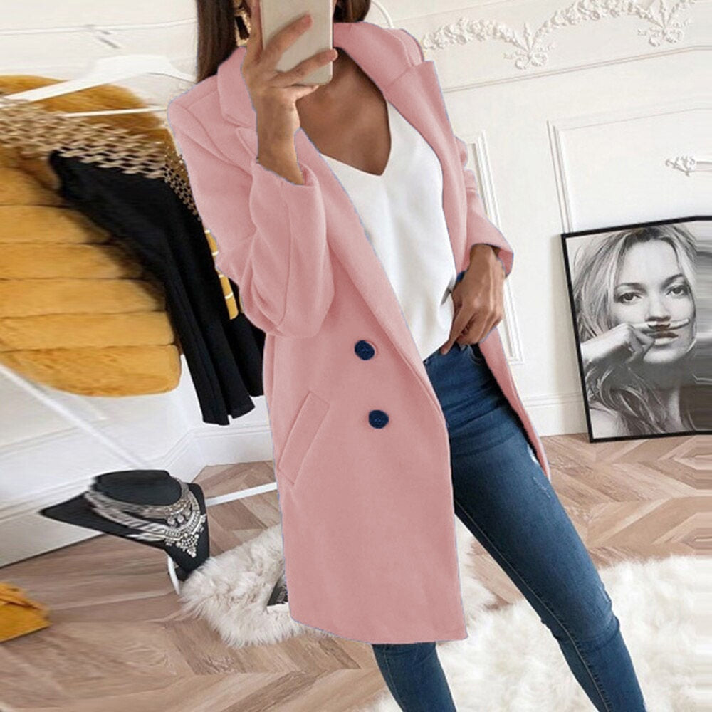 Sienna™ - Classic Tailored Blazer Coat