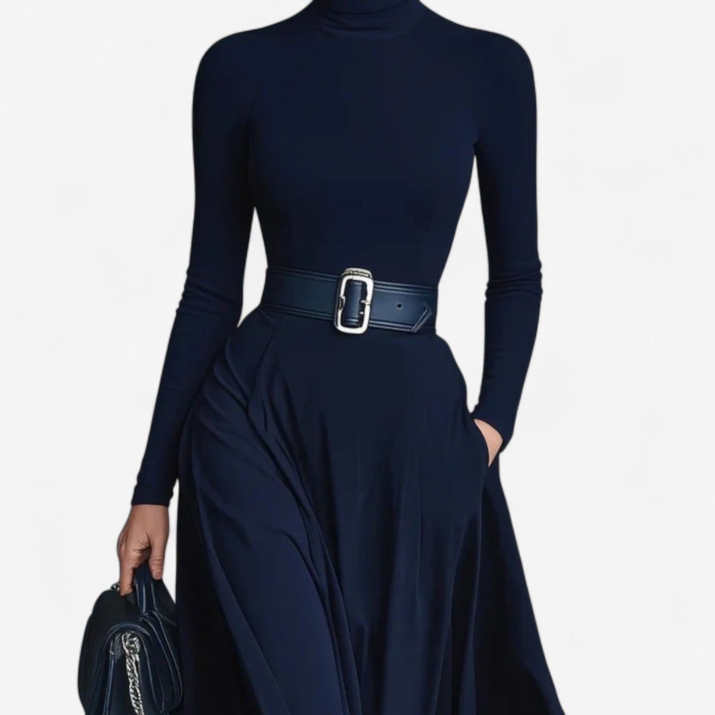 Elise™ High Neck Maxi Dress