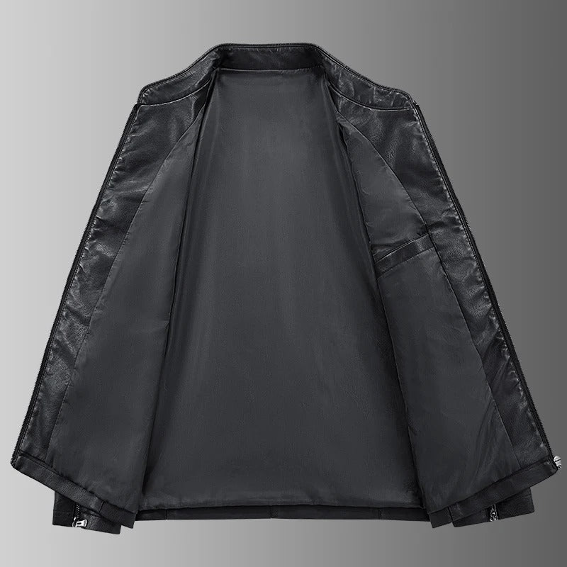 Leo Leather Biker Jacket