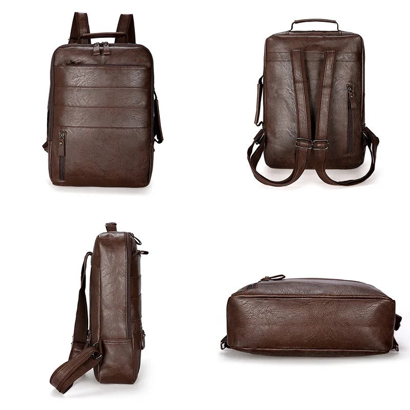 Noah | Elegant Men's Leather Backpack