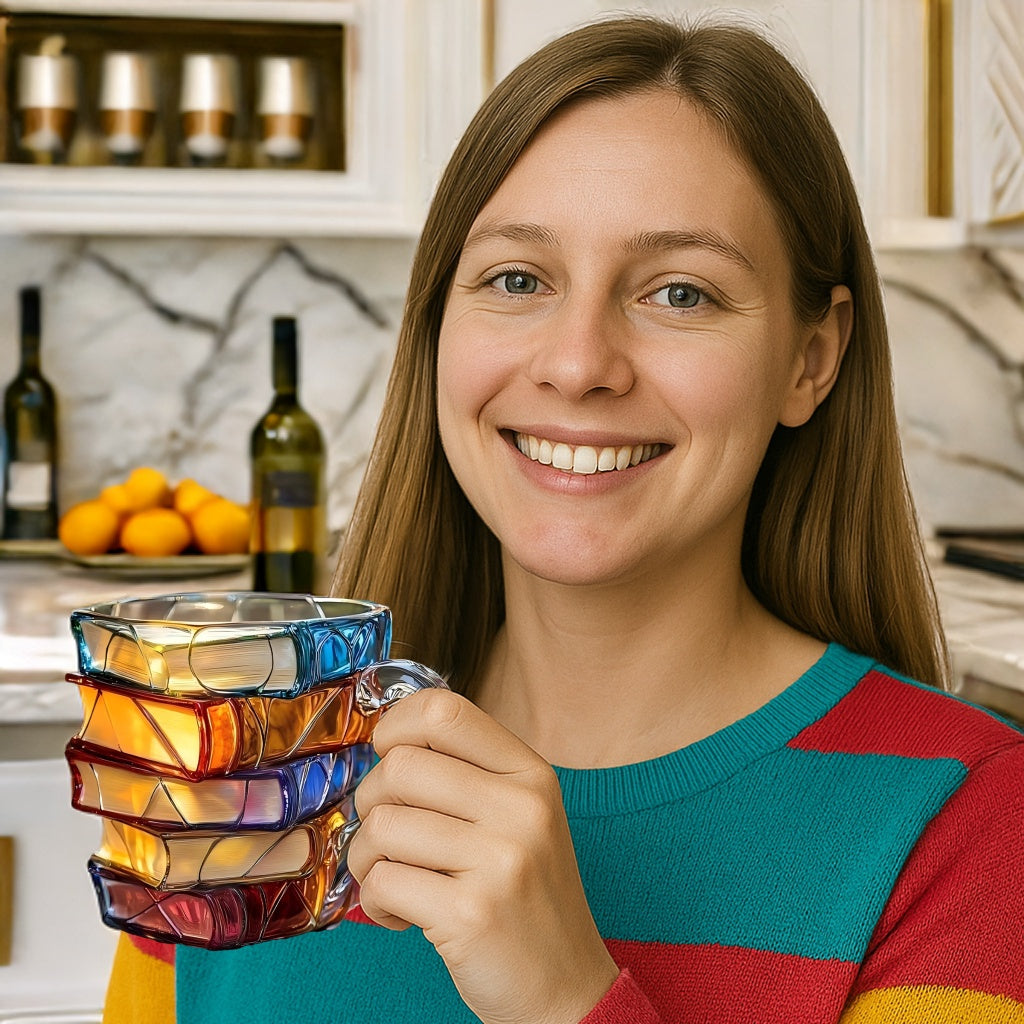 ๐ Crystal Mug for Literature Lovers โ A Story You Can Sip