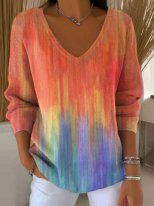 EMMA | Elegant V-Neck Knit Sweater