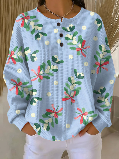 Rikke | Soft Sweater with Christmas Motif