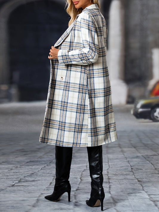 Chotte – Premium Plaid Coat