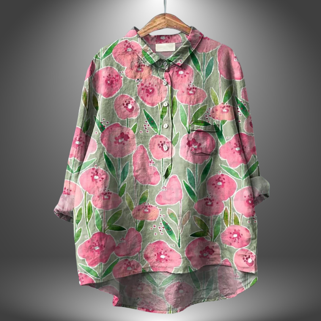 Flora Virginia | Handcrafted Bloom Shirt