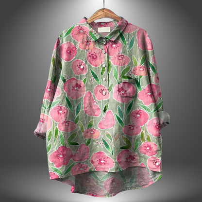 Flora Virginia | Handcrafted Bloom Shirt