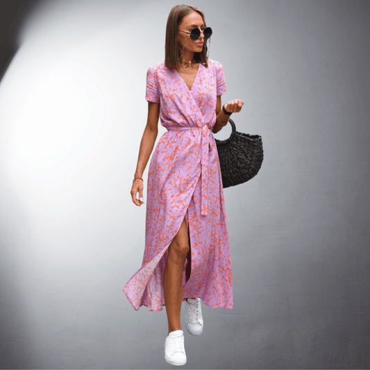 Zélie | Haute Couture Wrap Dress Handmade