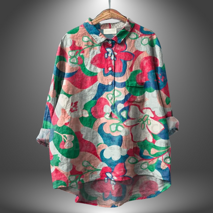 Flora Virginia | Handcrafted Bloom Shirt