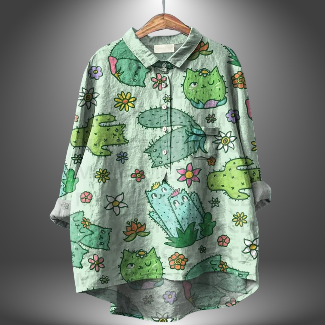 Flora Virginia | Handcrafted Bloom Shirt