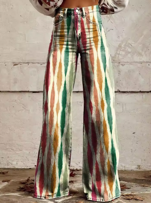 BOHEMIAN DREAM | Effortless Vintage-Inspired Wide-Leg Trousers
