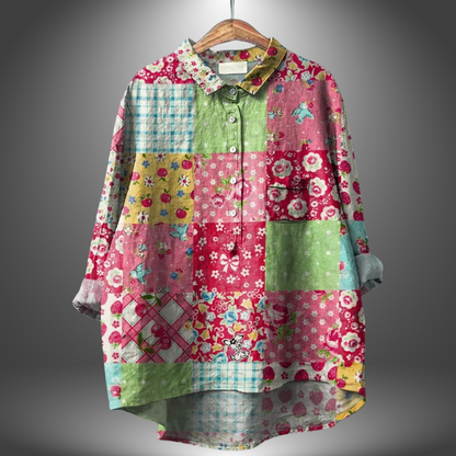 Flora Virginia | Handcrafted Bloom Shirt