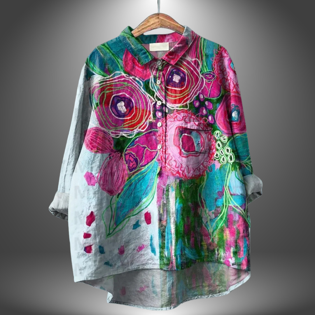 Flora Virginia | Handcrafted Bloom Shirt