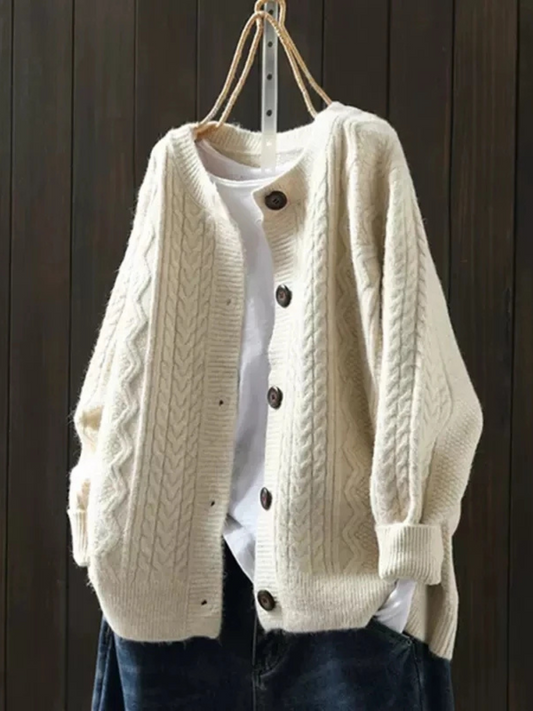 Luoren™ - Cable Knit Cardigan