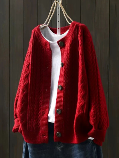 Luoren™ - Cable Knit Cardigan