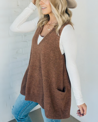 Lena - Cozy Knit Vest