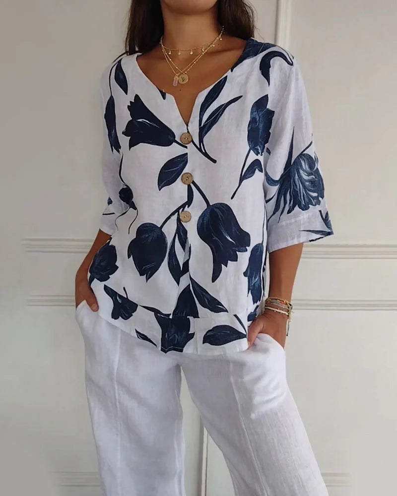 Blossom Breeze Cotton Top