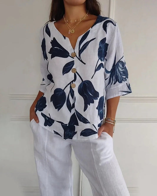 Blossom Breeze Cotton Top