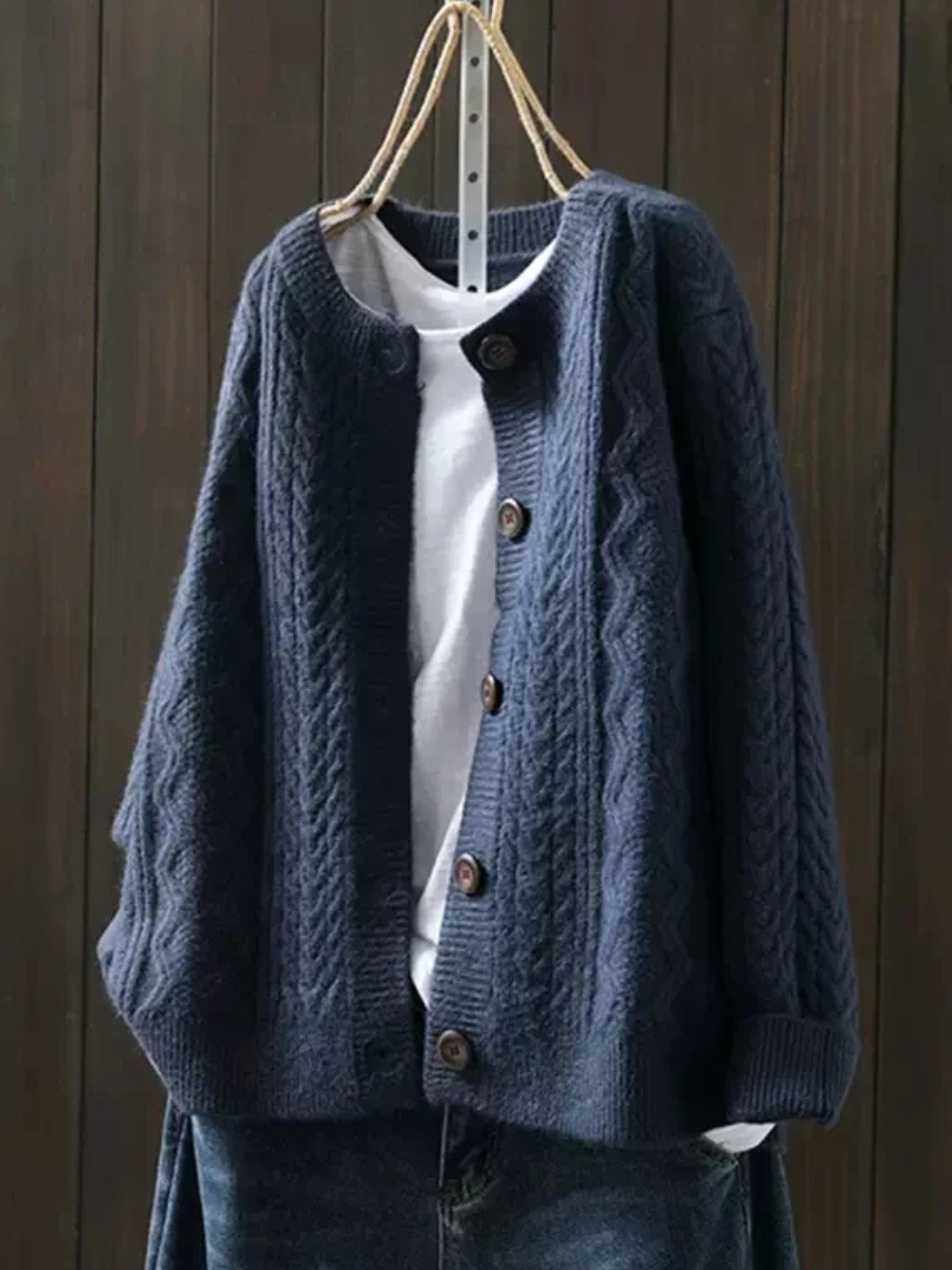 Luoren™ - Cable Knit Cardigan