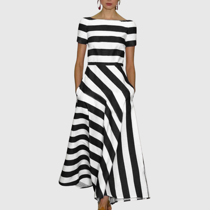 Deora | Light & Fluid Stripe Dress