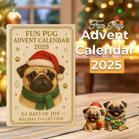 🐾🎄 Funny Pug Advent Calendar 2025