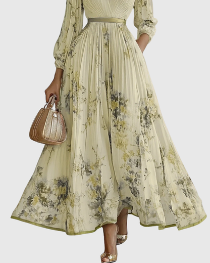 Roella | Elegant Pleated Maxi Dress
