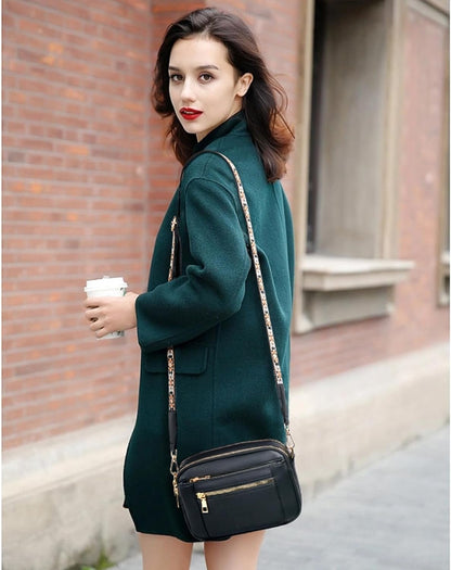 Ella | Refined Leather Shoulder Bag