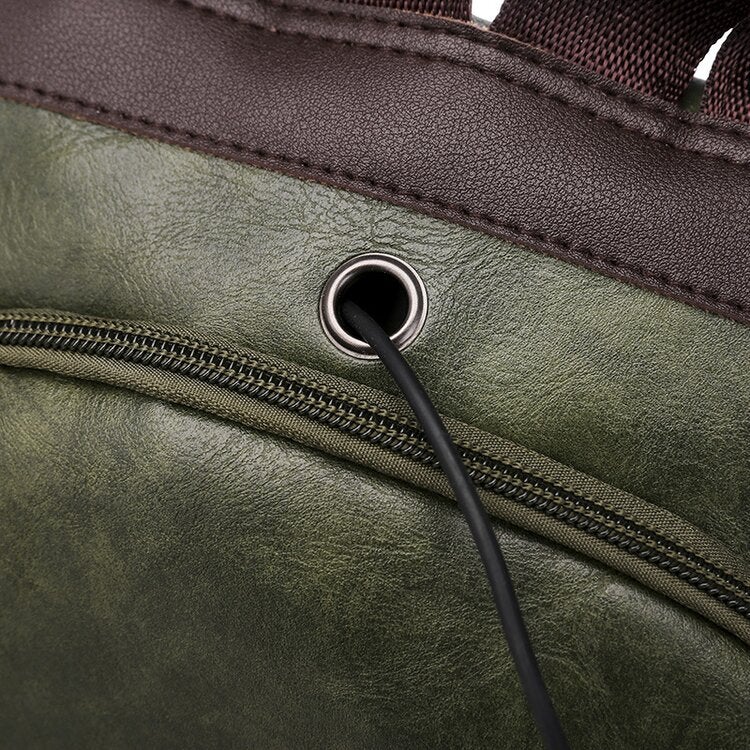 Maria | Elegant Leather Backpack with Ample Storage