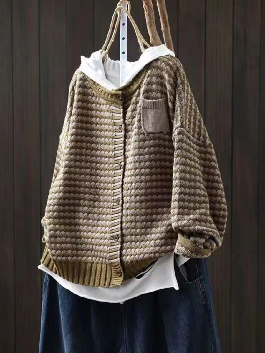 Selora™ - Textured Knit Cardigan