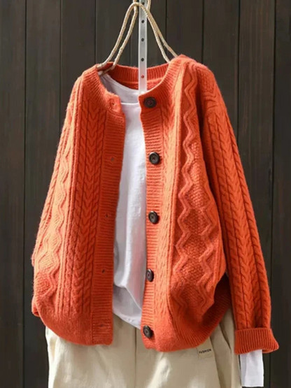 Luoren™ - Cable Knit Cardigan