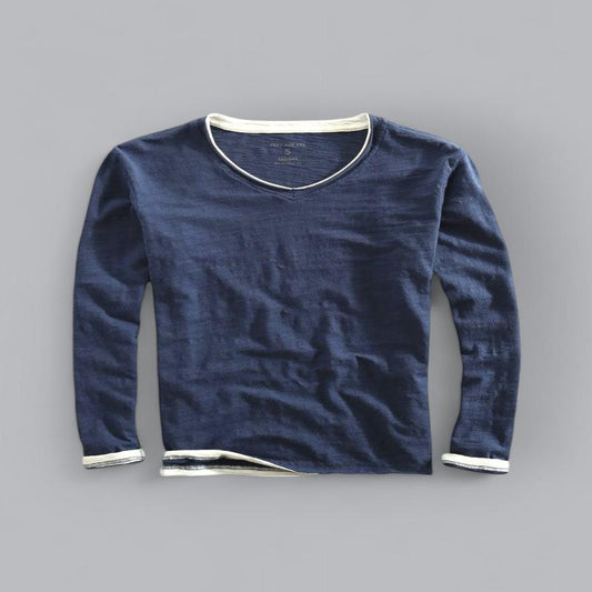 Nolan | Riku Cotton Long Sleeve Shirt