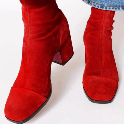 Nica – Elegant Comfort Heel Boots