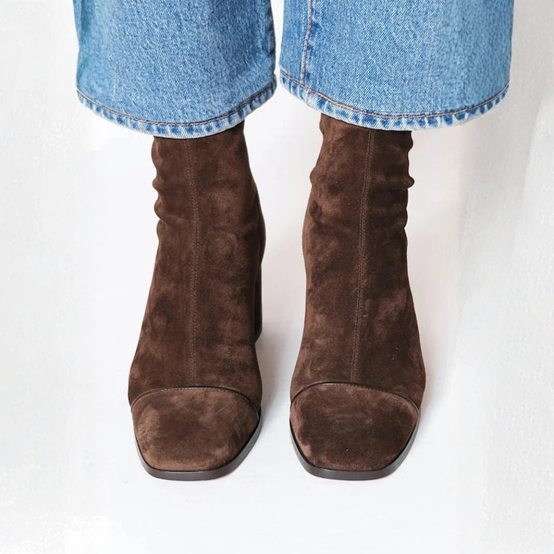 Yvon – Elegant Comfort Heel Boots