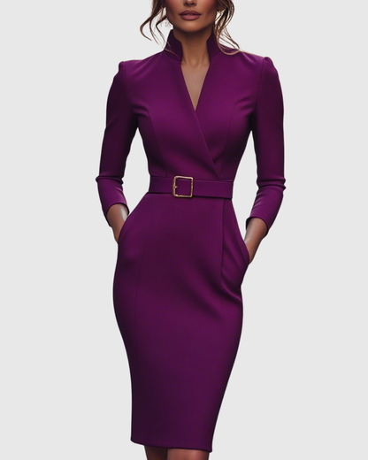 Clariel | Refined Midi Dress