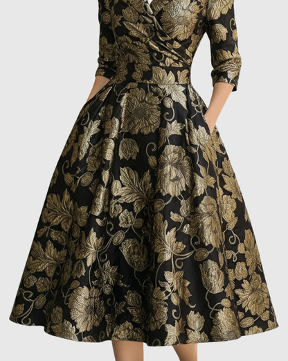 Moren | Floral Midi Dress