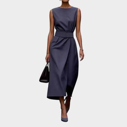 Claron | Elegant Round Neck Dress