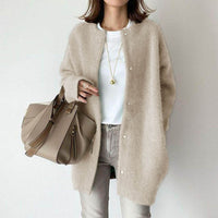Beige Apricot Woolen Material