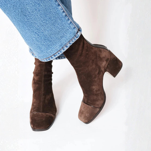 Yvon – Elegant Comfort Heel Boots