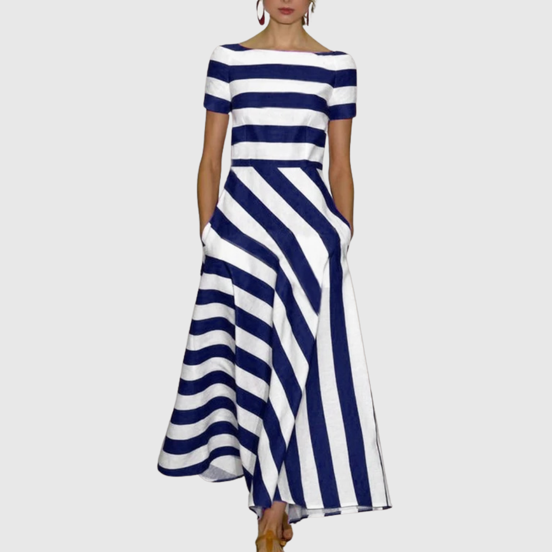 Deora | Light & Fluid Stripe Dress