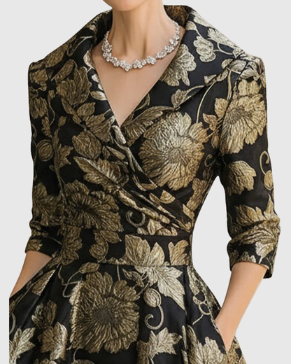 Moren | Floral Midi Dress