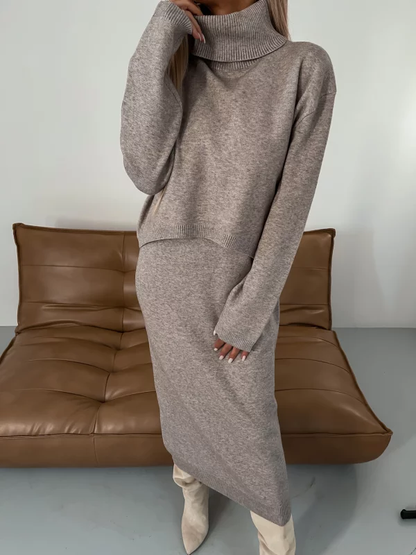 Elora™ - Cozy Turtleneck Knit Set