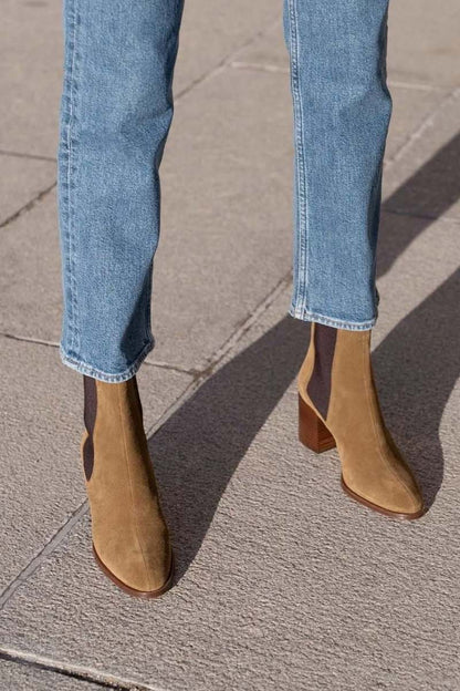 Mavon™ | Square Heel Ankle Boots