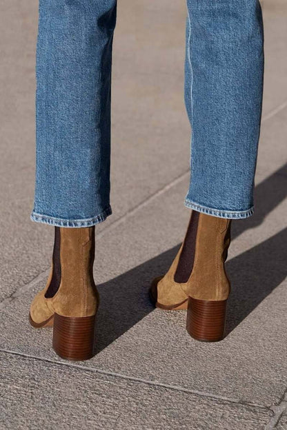 Mavon™ | Square Heel Ankle Boots