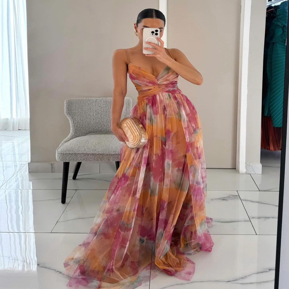 Alexia™ | Petal Grace Maxi Dress