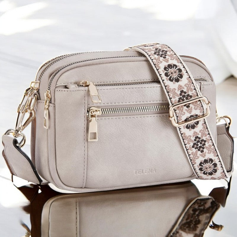 Ella | Refined Leather Shoulder Bag