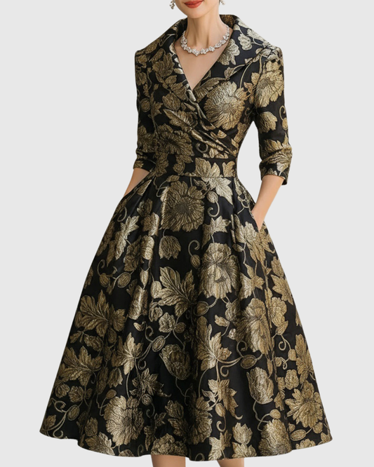 Moren | Floral Midi Dress