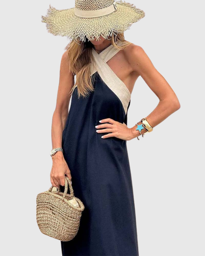 Orla | Cross-Neck Dress