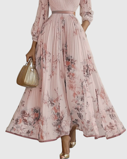 Roella | Elegant Pleated Maxi Dress
