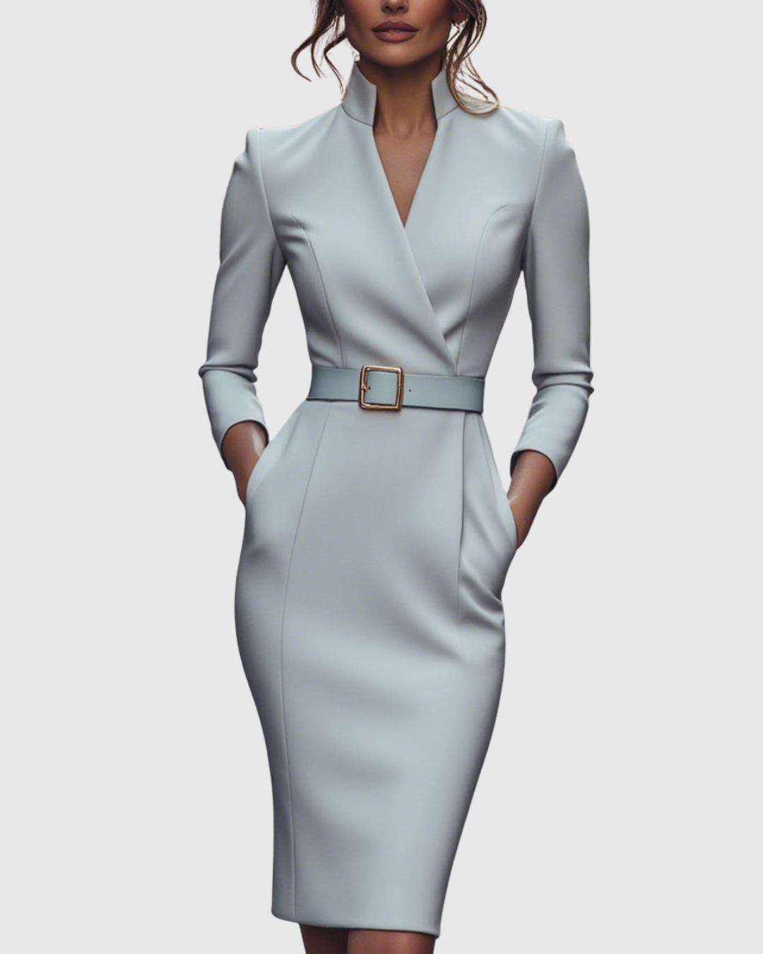 Clariel | Refined Midi Dress